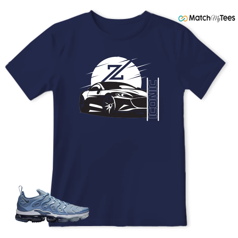 NIKE AIR VAPORMAX PLUS WORK BLUE SNEAKER Matching Tees t-shirt