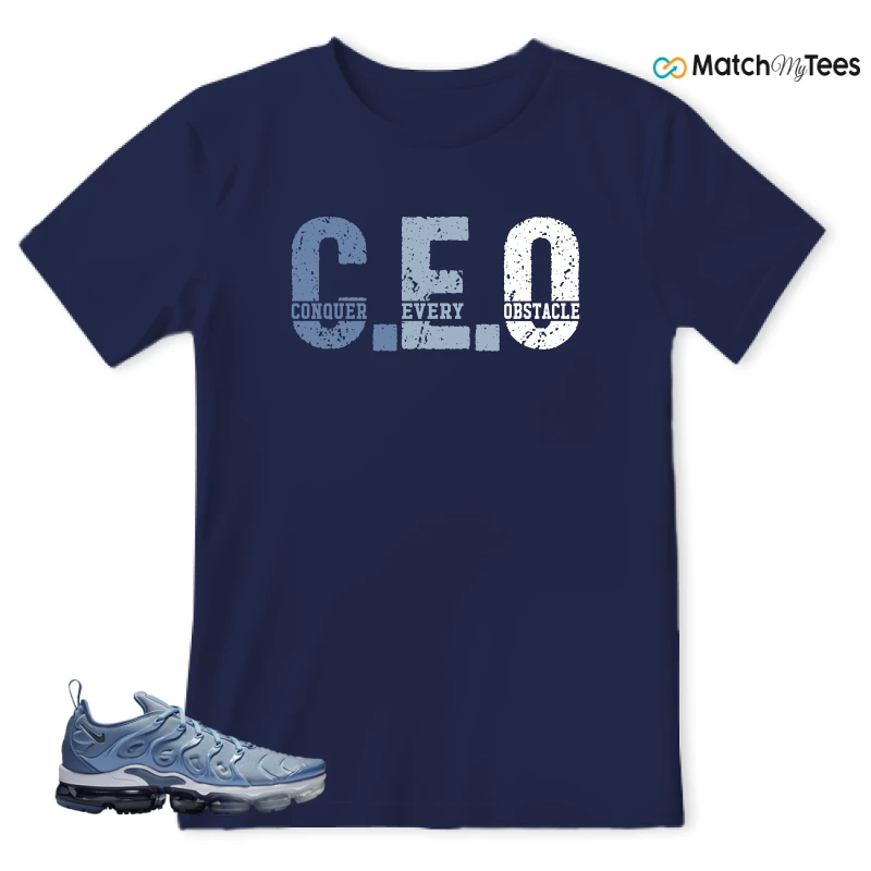 NIKE AIR VAPORMAX PLUS WORK BLUE SNEAKER Matching Tees t-shirt