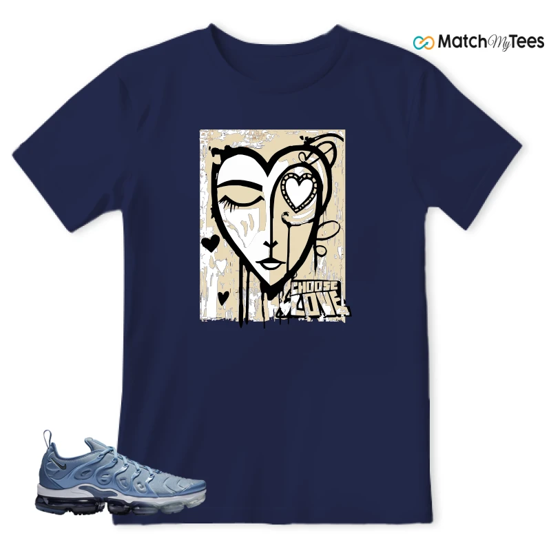 Choose Love Main Navy matching T-shirt T-shirt