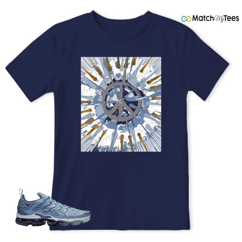 NIKE AIR VAPORMAX PLUS WORK BLUE SNEAKER Matching Tees t-shirt