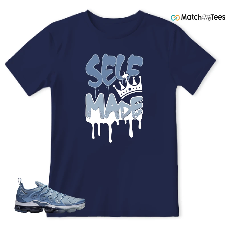 NIKE AIR VAPORMAX PLUS WORK BLUE SNEAKER Matching Tees t-shirt