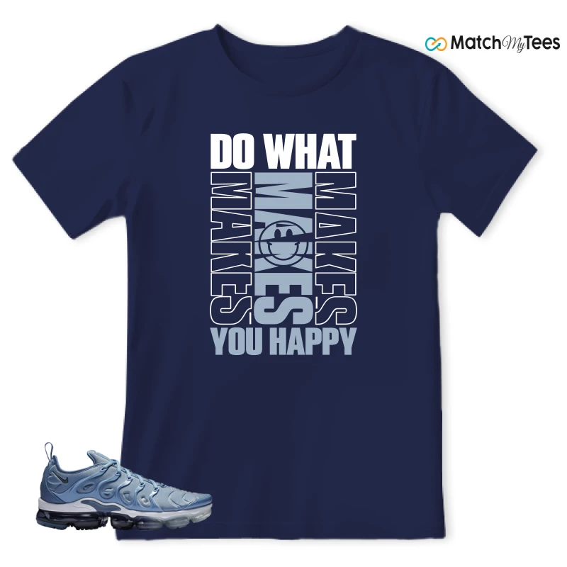 NIKE AIR VAPORMAX PLUS WORK BLUE SNEAKER Matching Tees t-shirt