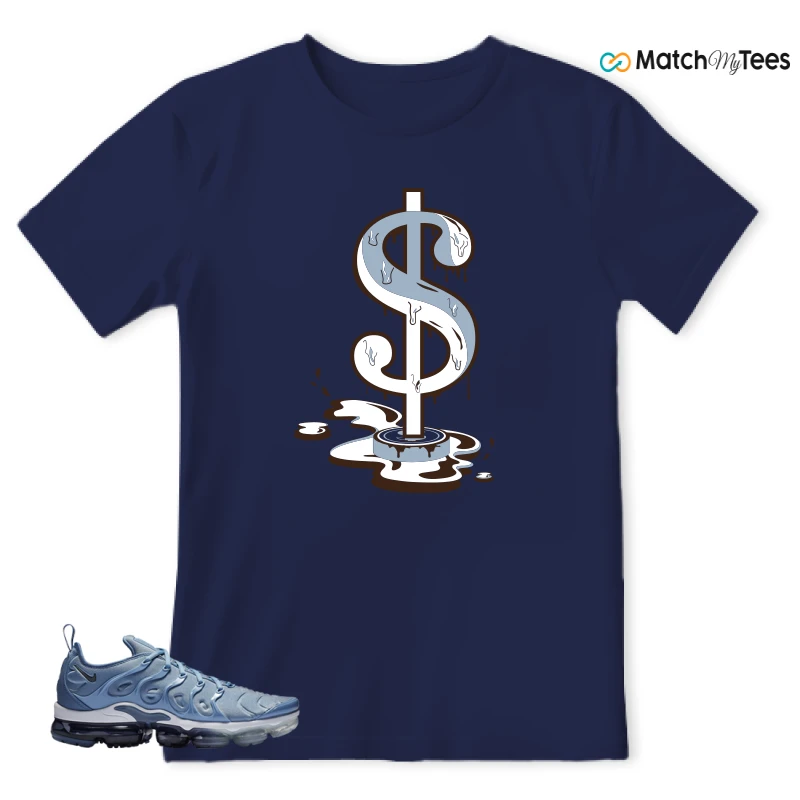 NIKE AIR VAPORMAX PLUS WORK BLUE SNEAKER Matching Tees t-shirt
