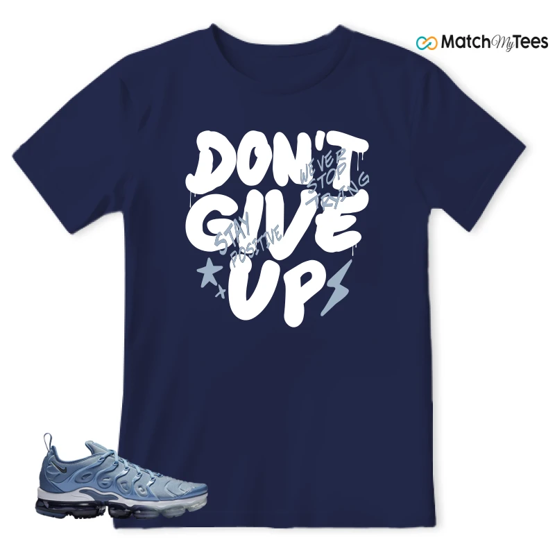 NIKE AIR VAPORMAX PLUS WORK BLUE SNEAKER Matching Tees t-shirt