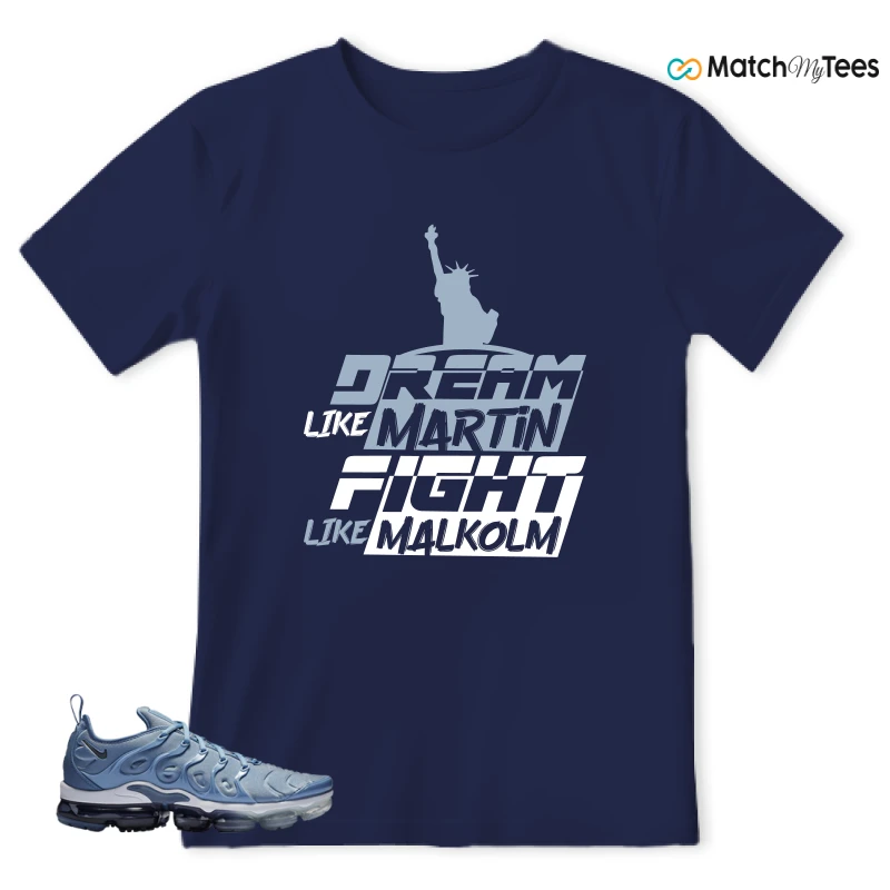 NIKE AIR VAPORMAX PLUS WORK BLUE SNEAKER Matching Tees t-shirt
