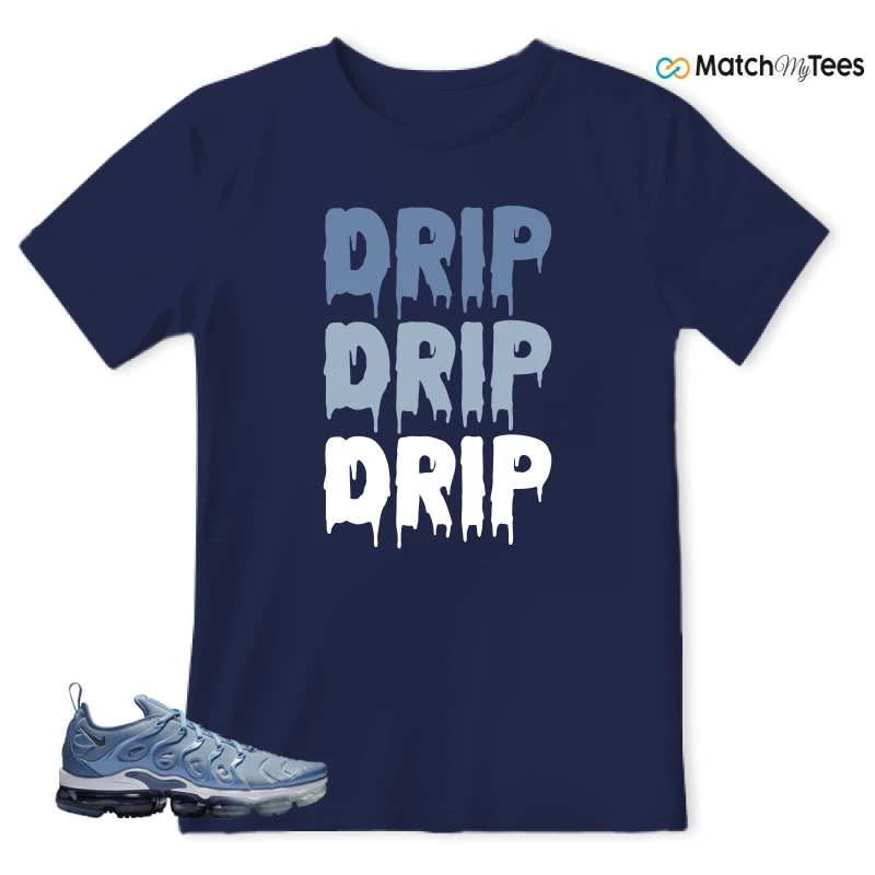 NIKE AIR VAPORMAX PLUS WORK BLUE SNEAKER Matching Tees t-shirt