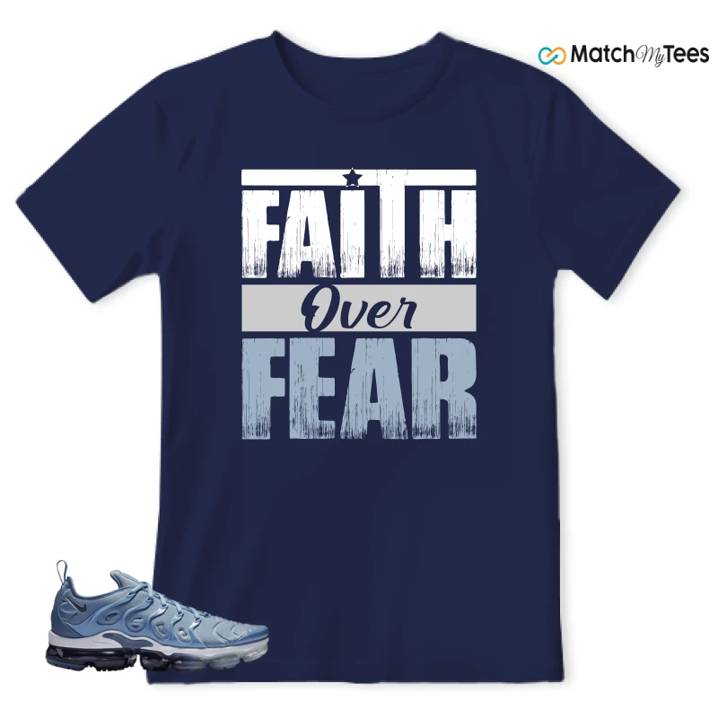 NIKE AIR VAPORMAX PLUS WORK BLUE SNEAKER Matching Tees t-shirt