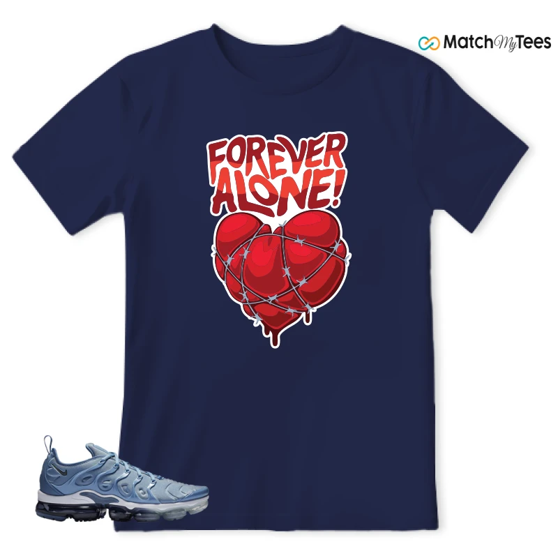 NIKE AIR VAPORMAX PLUS WORK BLUE SNEAKER Matching Tees t-shirt