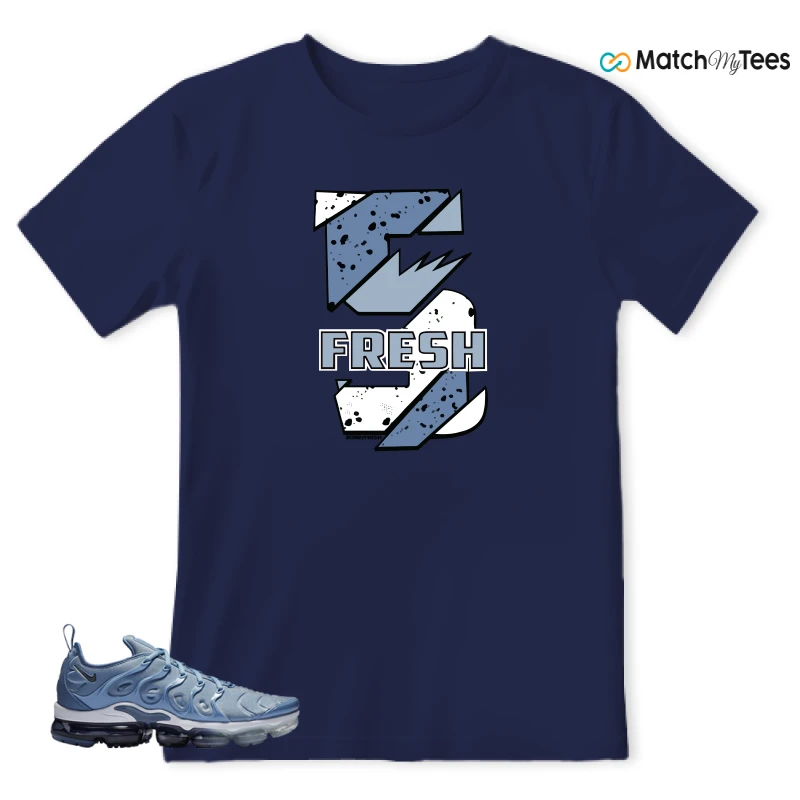 NIKE AIR VAPORMAX PLUS WORK BLUE SNEAKER Matching Tees t-shirt