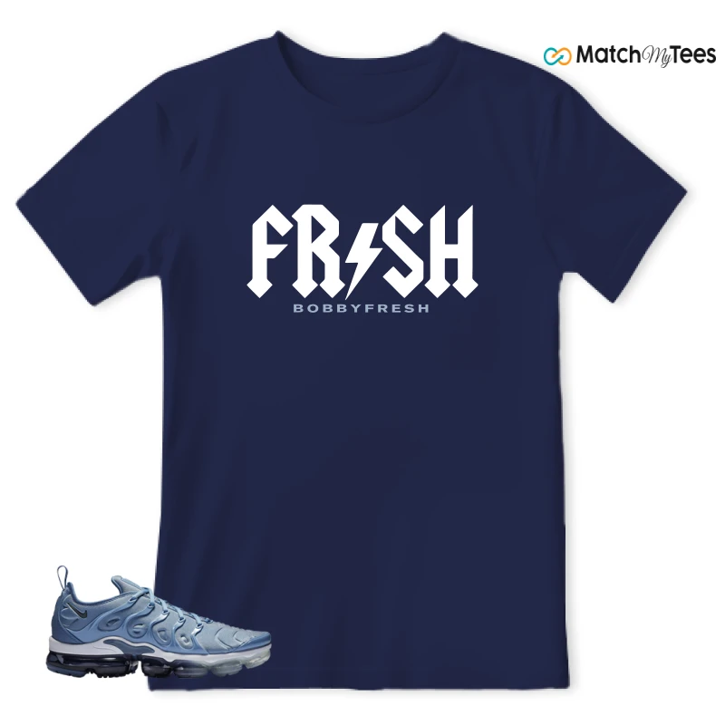 NIKE AIR VAPORMAX PLUS WORK BLUE SNEAKER Matching Tees t-shirt