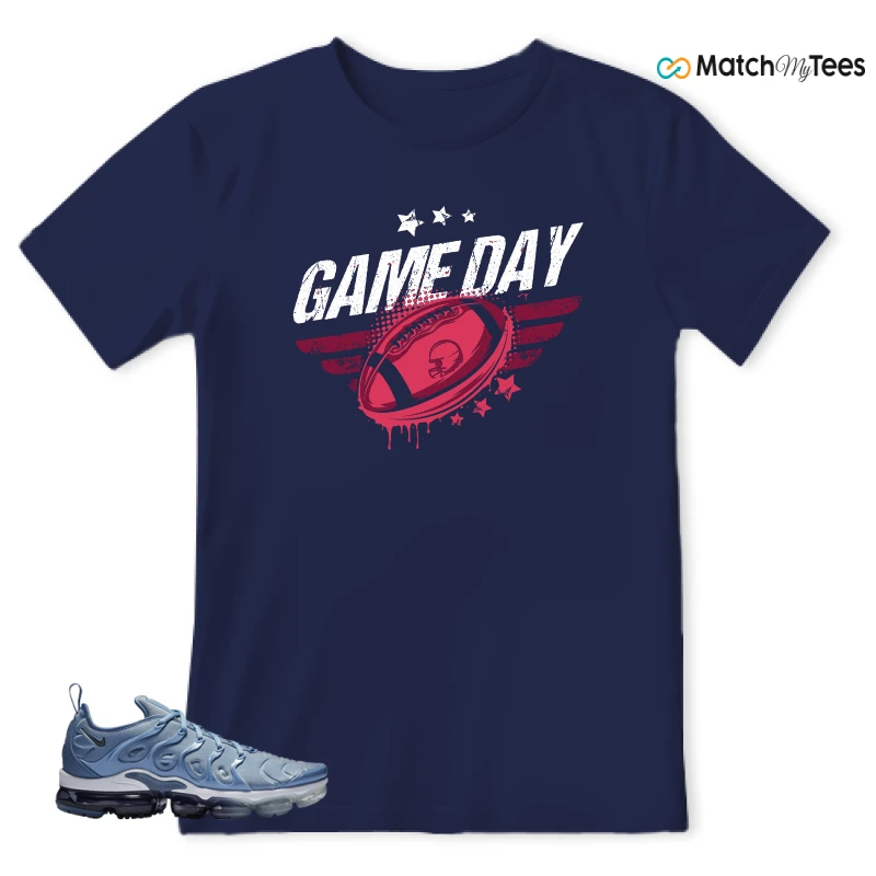 NIKE AIR VAPORMAX PLUS WORK BLUE SNEAKER Matching Tees t-shirt