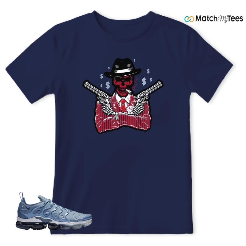 NIKE AIR VAPORMAX PLUS WORK BLUE SNEAKER Matching Tees t-shirt