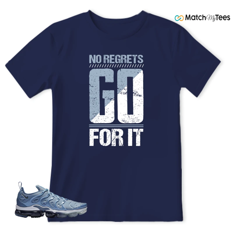 NIKE AIR VAPORMAX PLUS WORK BLUE SNEAKER Matching Tees t-shirt