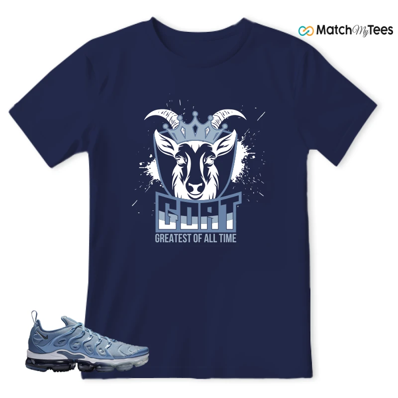 NIKE AIR VAPORMAX PLUS WORK BLUE SNEAKER Matching Tees t-shirt