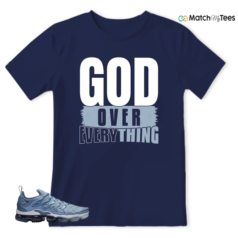 NIKE AIR VAPORMAX PLUS WORK BLUE SNEAKER Matching Tees t-shirt