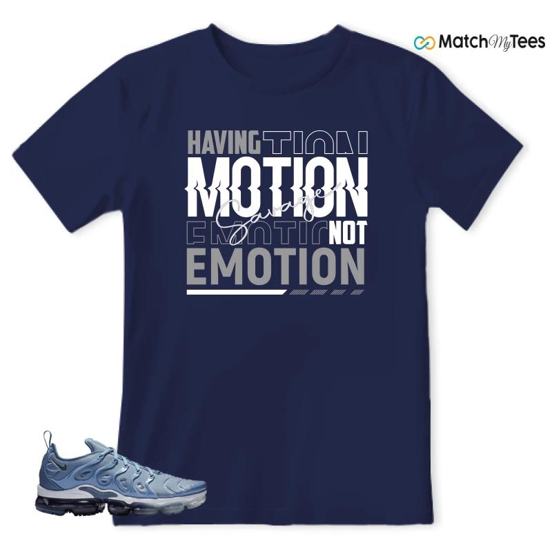 NIKE AIR VAPORMAX PLUS WORK BLUE SNEAKER Matching Tees t-shirt