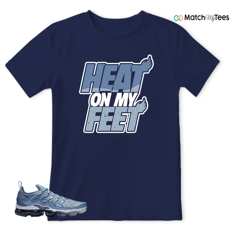 NIKE AIR VAPORMAX PLUS WORK BLUE SNEAKER Matching Tees t-shirt