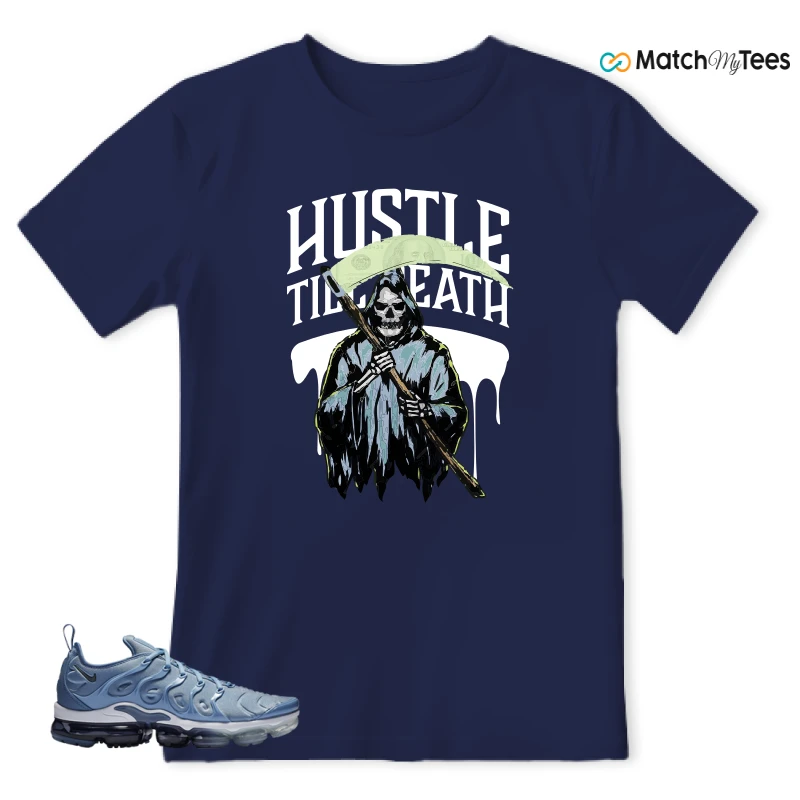 NIKE AIR VAPORMAX PLUS WORK BLUE SNEAKER Matching Tees t-shirt