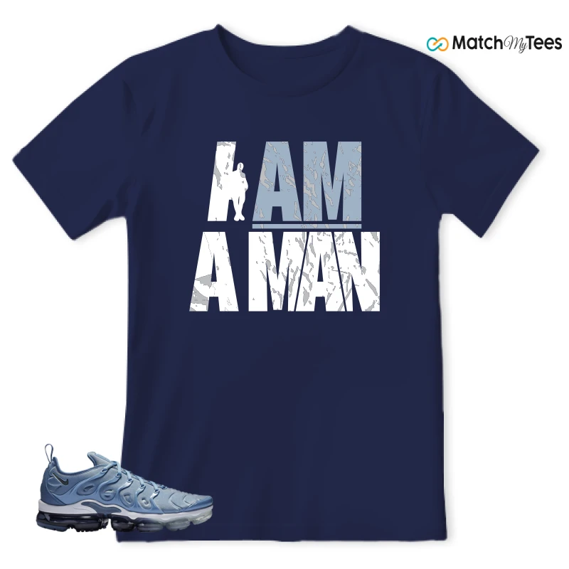 NIKE AIR VAPORMAX PLUS WORK BLUE SNEAKER Matching Tees t-shirt