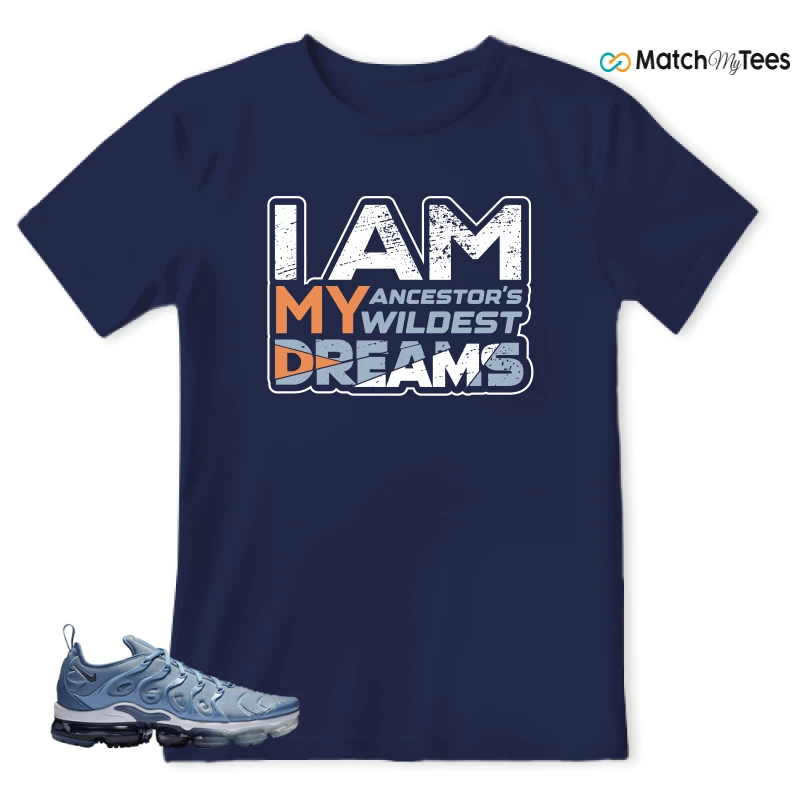 NIKE AIR VAPORMAX PLUS WORK BLUE SNEAKER Matching Tees t-shirt