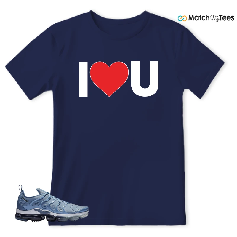 NIKE AIR VAPORMAX PLUS WORK BLUE SNEAKER Matching Tees t-shirt