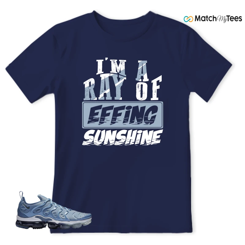 NIKE AIR VAPORMAX PLUS WORK BLUE SNEAKER Matching Tees t-shirt