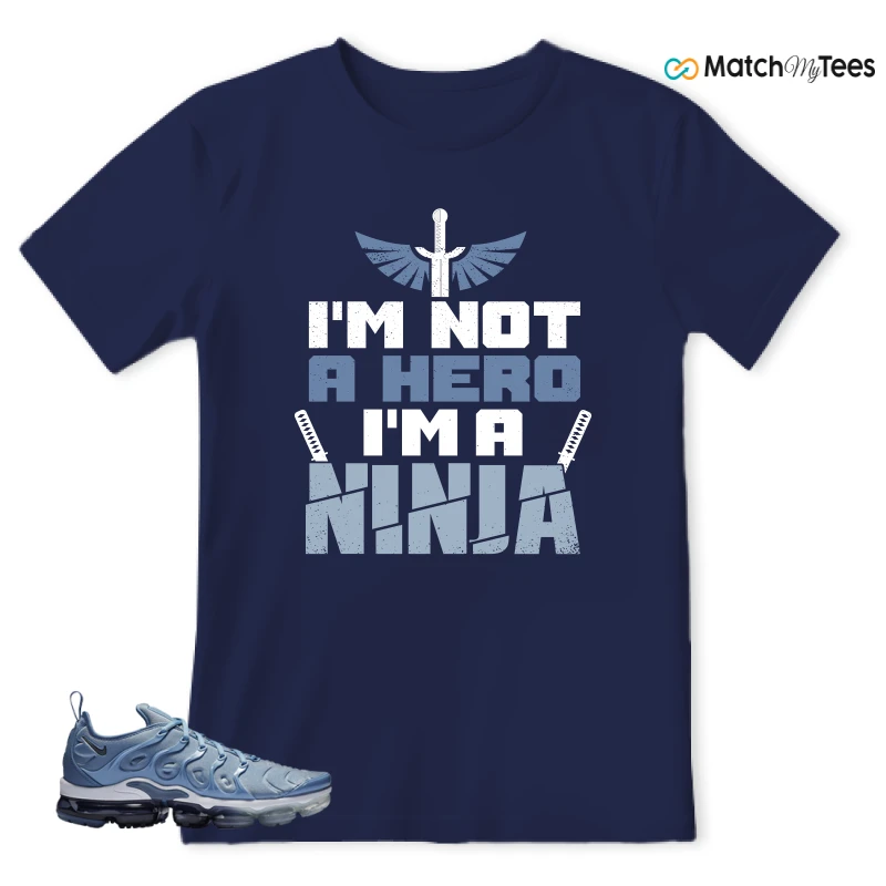 NIKE AIR VAPORMAX PLUS WORK BLUE SNEAKER Matching Tees t-shirt