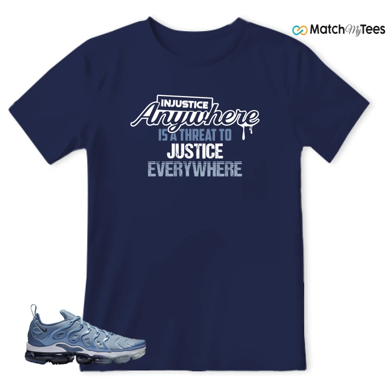 NIKE AIR VAPORMAX PLUS WORK BLUE SNEAKER Matching Tees t-shirt