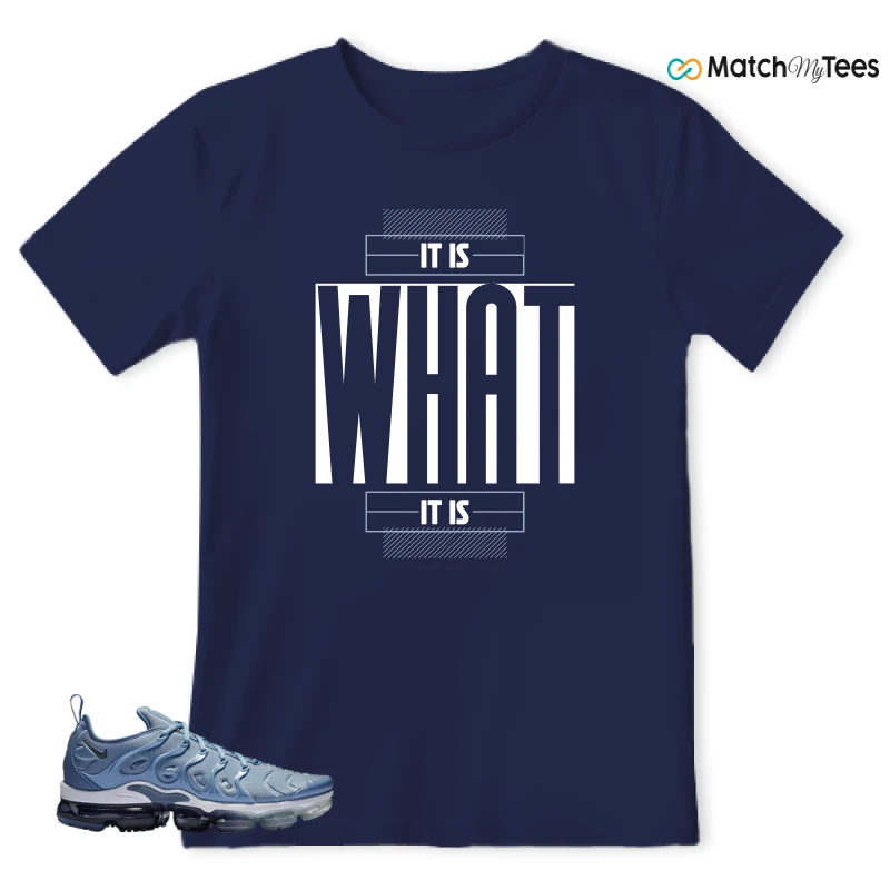 NIKE AIR VAPORMAX PLUS WORK BLUE SNEAKER Matching Tees t-shirt