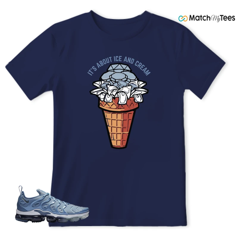 NIKE AIR VAPORMAX PLUS WORK BLUE SNEAKER Matching Tees t-shirt