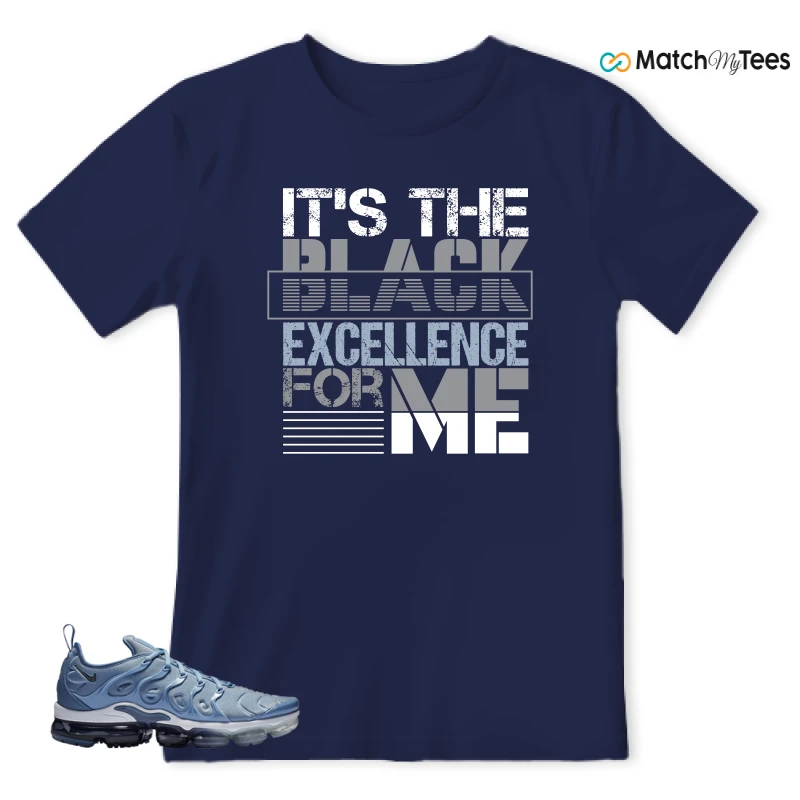 NIKE AIR VAPORMAX PLUS WORK BLUE SNEAKER Matching Tees t-shirt