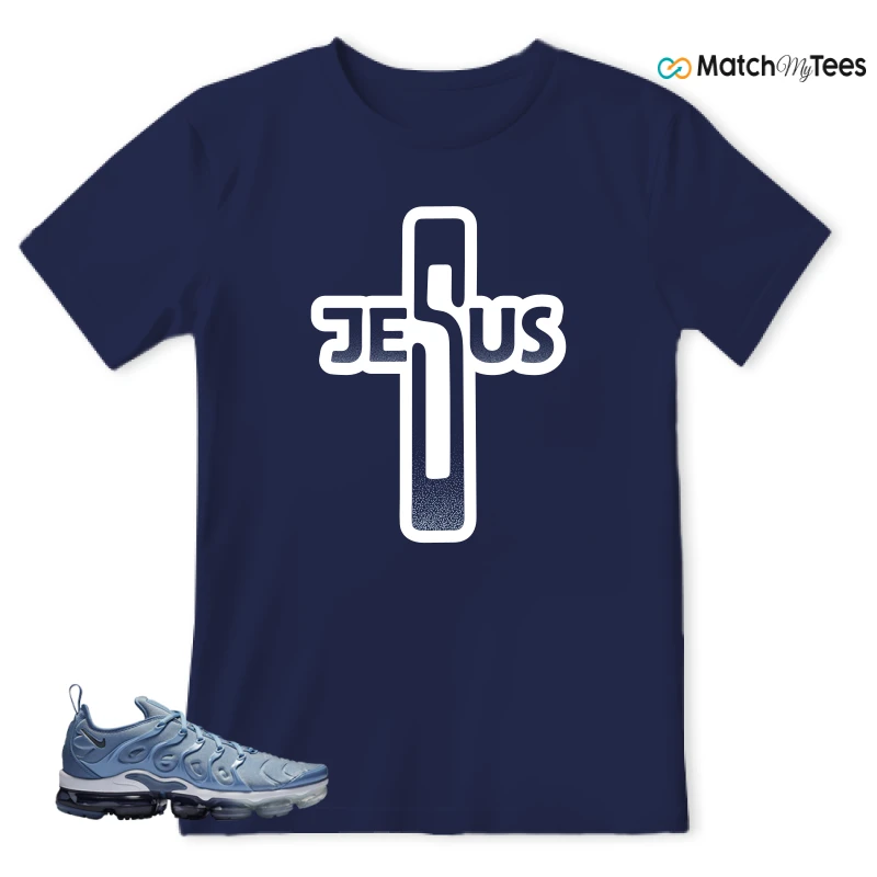 NIKE AIR VAPORMAX PLUS WORK BLUE SNEAKER Matching Tees t-shirt