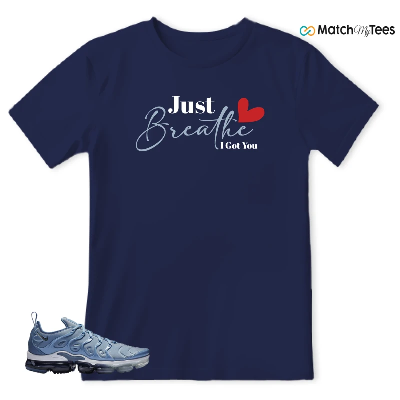 NIKE AIR VAPORMAX PLUS WORK BLUE SNEAKER Matching Tees t-shirt
