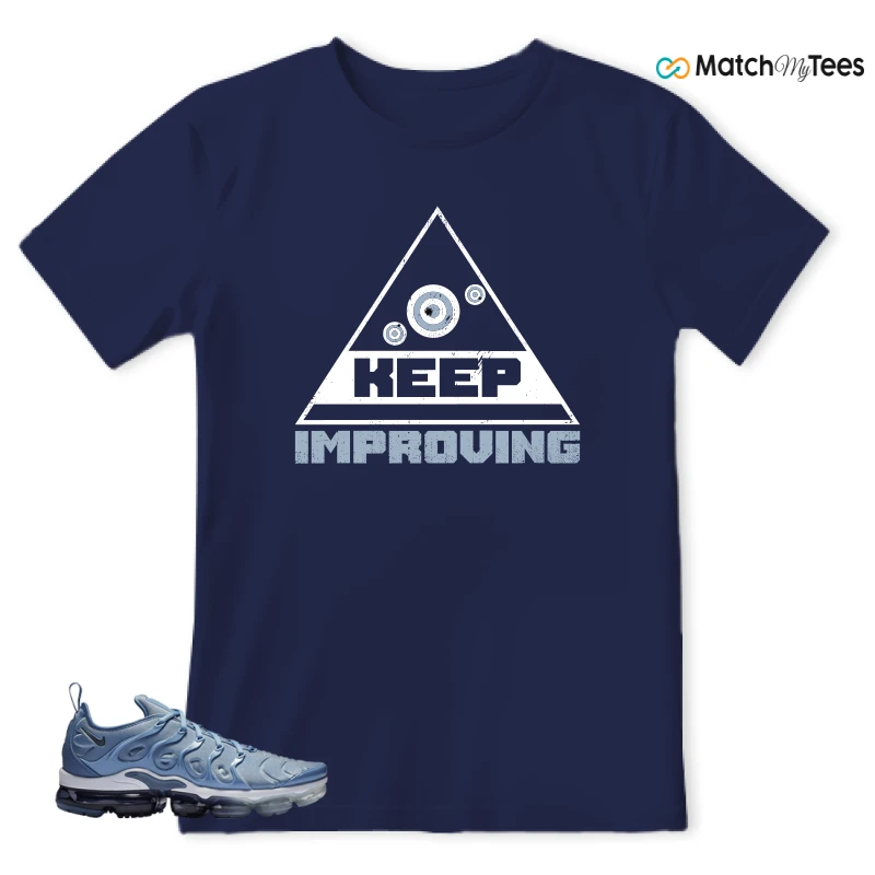 NIKE AIR VAPORMAX PLUS WORK BLUE SNEAKER Matching Tees t-shirt