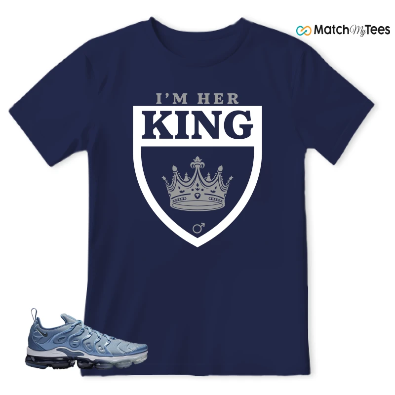 NIKE AIR VAPORMAX PLUS WORK BLUE SNEAKER Matching Tees t-shirt