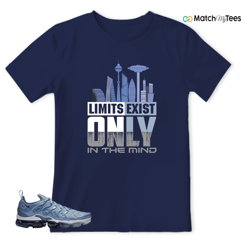 NIKE AIR VAPORMAX PLUS WORK BLUE SNEAKER Matching Tees t-shirt