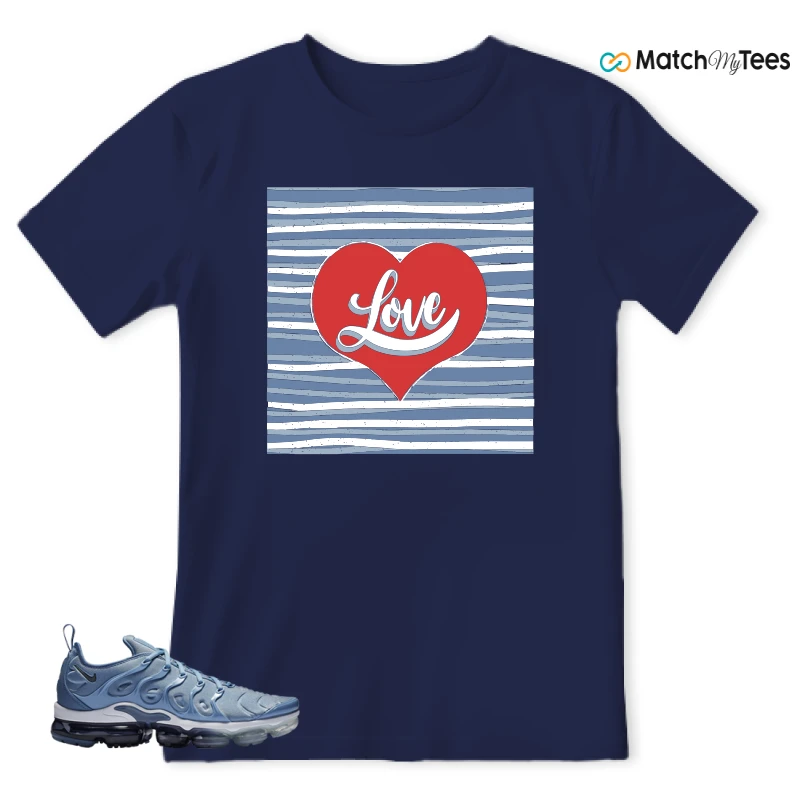 NIKE AIR VAPORMAX PLUS WORK BLUE SNEAKER Matching Tees t-shirt