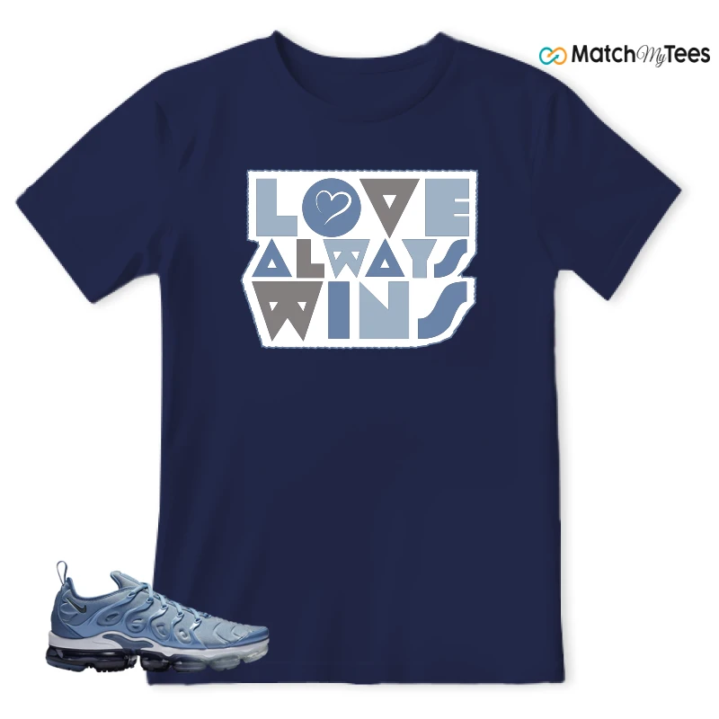 NIKE AIR VAPORMAX PLUS WORK BLUE SNEAKER Matching Tees t-shirt