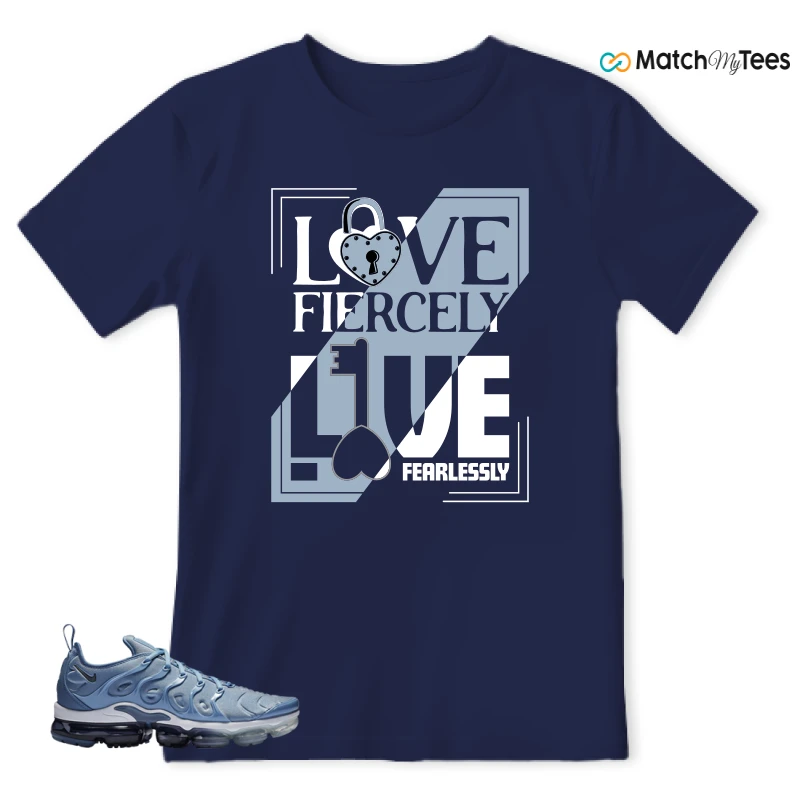 NIKE AIR VAPORMAX PLUS WORK BLUE SNEAKER Matching Tees t-shirt