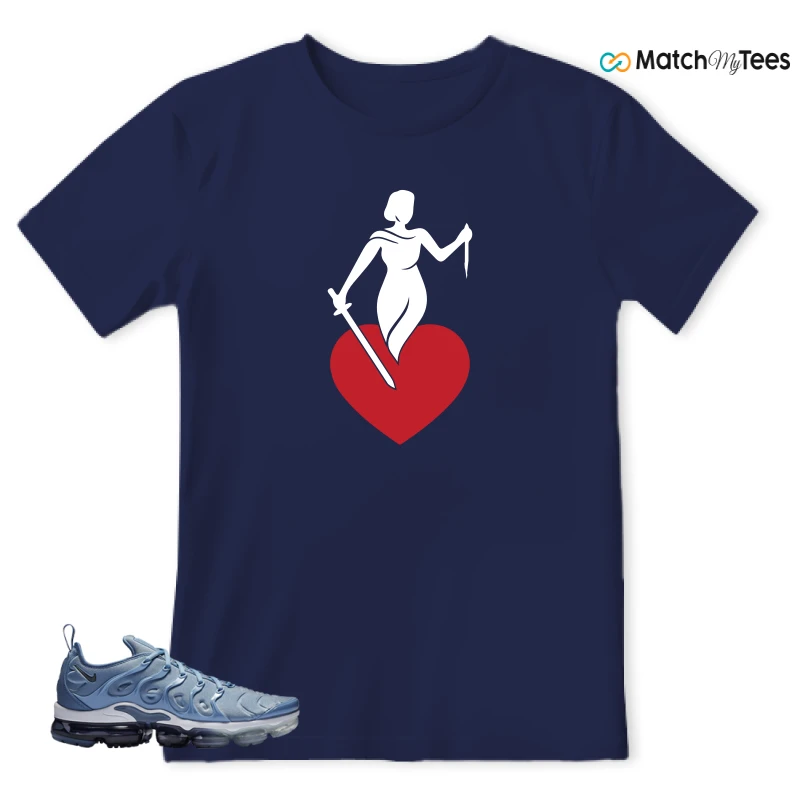 NIKE AIR VAPORMAX PLUS WORK BLUE SNEAKER Matching Tees t-shirt