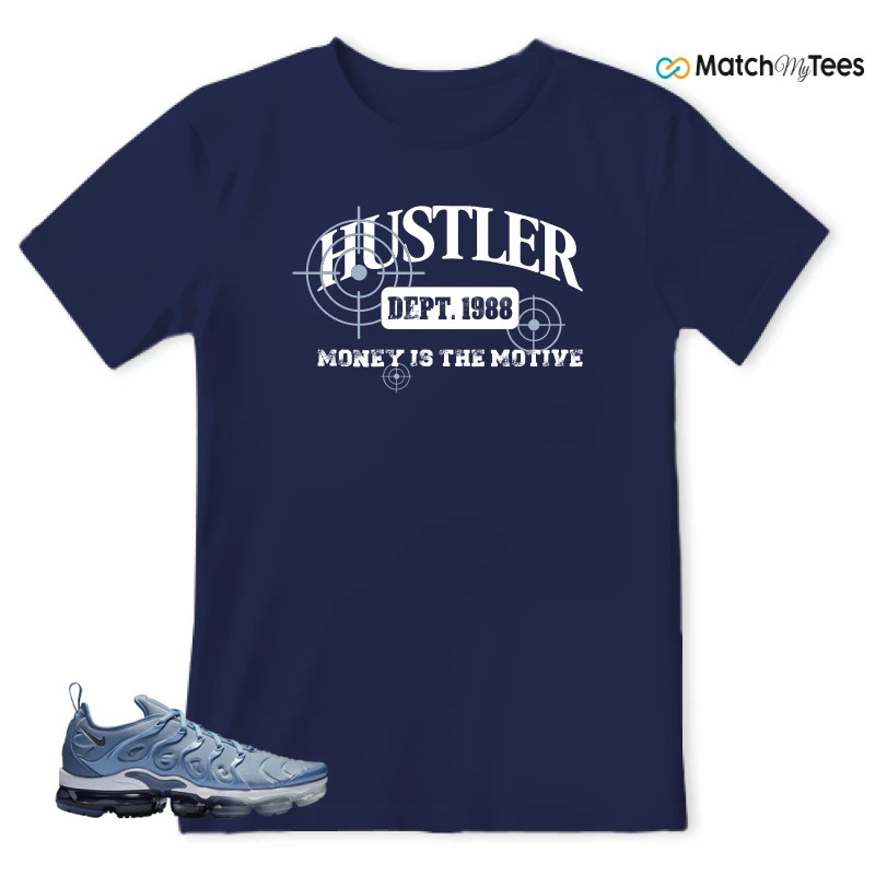 NIKE AIR VAPORMAX PLUS WORK BLUE SNEAKER Matching Tees t-shirt