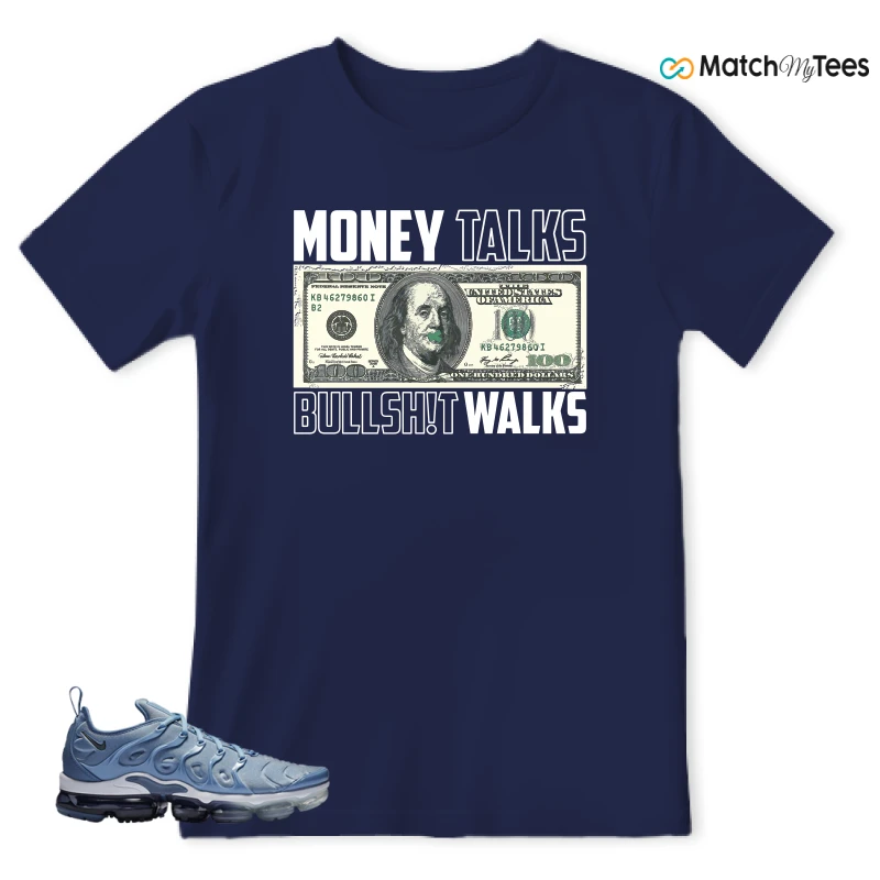 NIKE AIR VAPORMAX PLUS WORK BLUE SNEAKER Matching Tees t-shirt