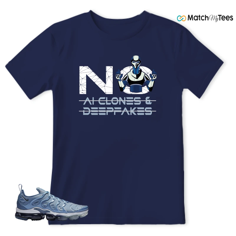 NIKE AIR VAPORMAX PLUS WORK BLUE SNEAKER Matching Tees t-shirt
