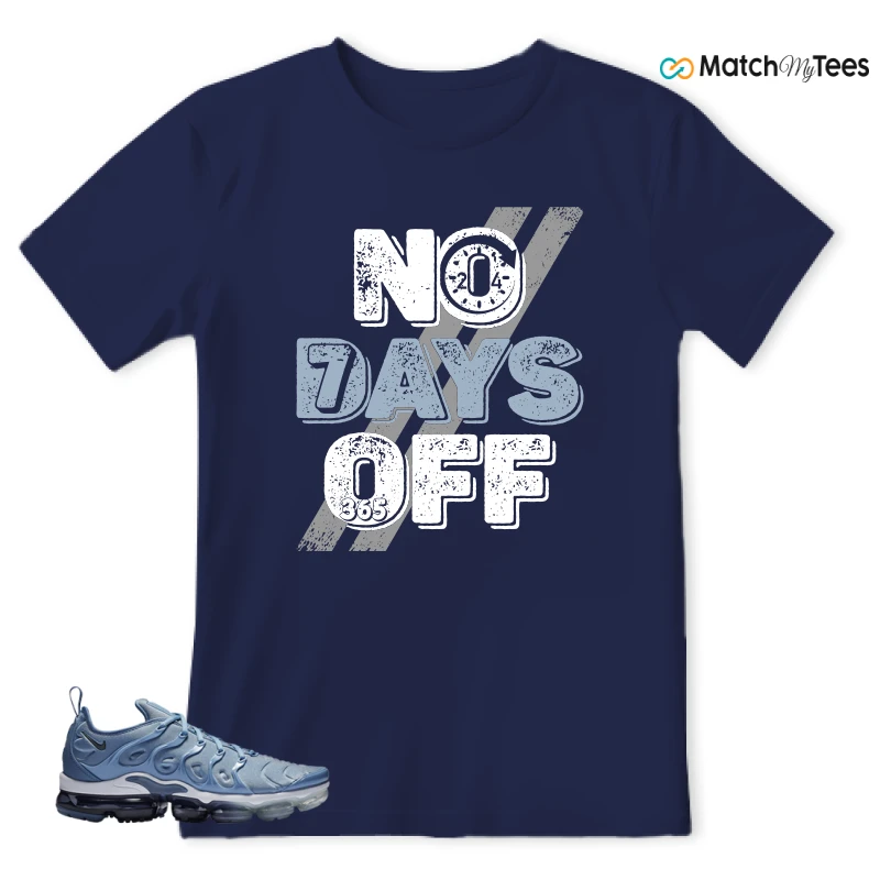 NIKE AIR VAPORMAX PLUS WORK BLUE SNEAKER Matching Tees t-shirt
