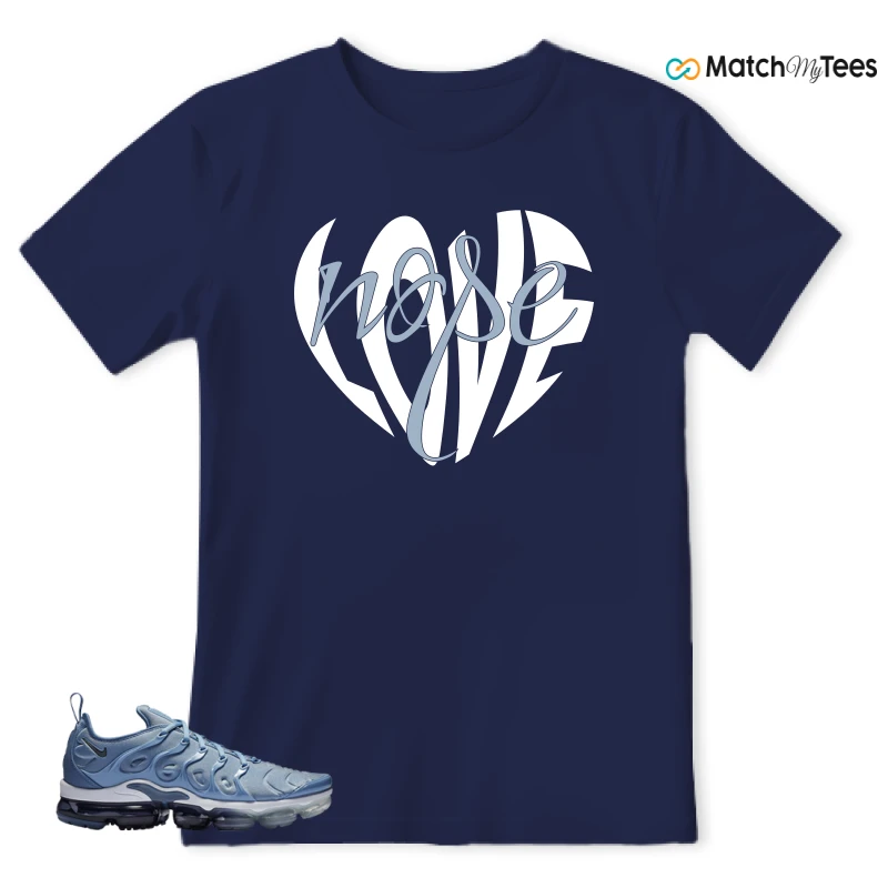 NIKE AIR VAPORMAX PLUS WORK BLUE SNEAKER Matching Tees t-shirt