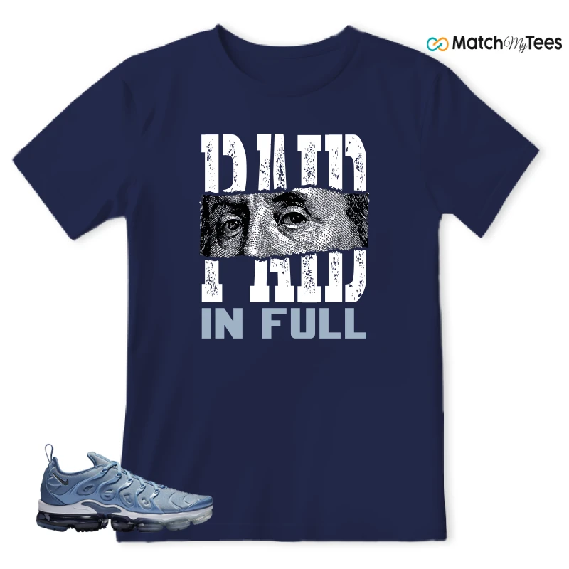 Paid In Full Navy matching T-shirt T-shirt