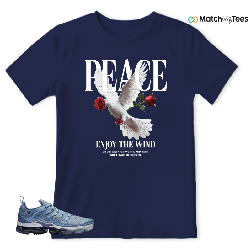 NIKE AIR VAPORMAX PLUS WORK BLUE SNEAKER Matching Tees t-shirt