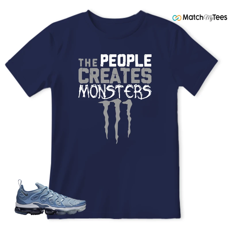 NIKE AIR VAPORMAX PLUS WORK BLUE SNEAKER Matching Tees t-shirt