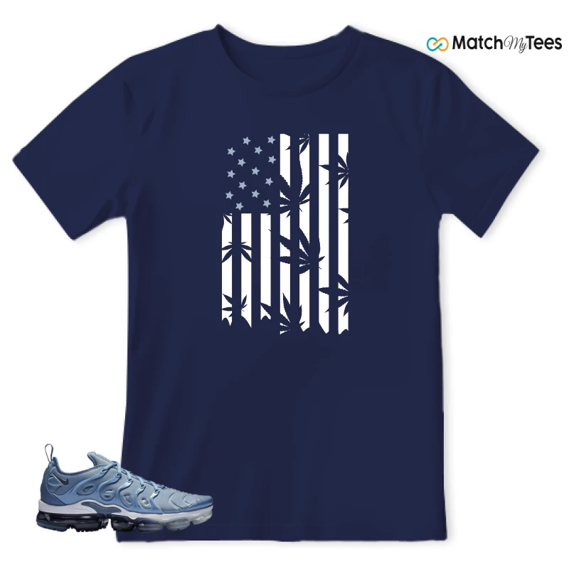 NIKE AIR VAPORMAX PLUS WORK BLUE SNEAKER Matching Tees t-shirt