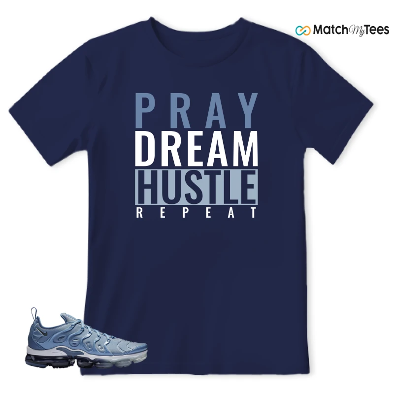 NIKE AIR VAPORMAX PLUS WORK BLUE SNEAKER Matching Tees t-shirt